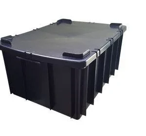 Caixa Plástica Fechada 26L – Com ou Sem Tampa, Preto ou Branco Empilhável, Resistente - Preto, Com Tampa