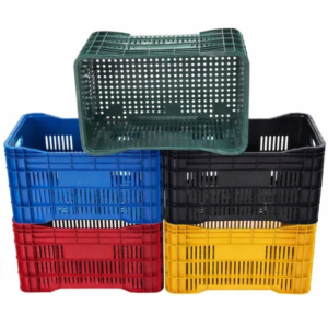 Caixa Vazada Hortifruti 45L – Resistente, Prática e Ideal para Transporte e Armazenamento!