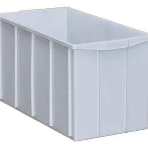 Caixa Plástica Fechada 70L – Com ou Sem Tampa, Preto ou Branco - Branco, Sem Tampa