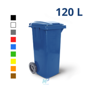 Lixeira 120 Litros Com Rodas - Cores Coleta Seletiva